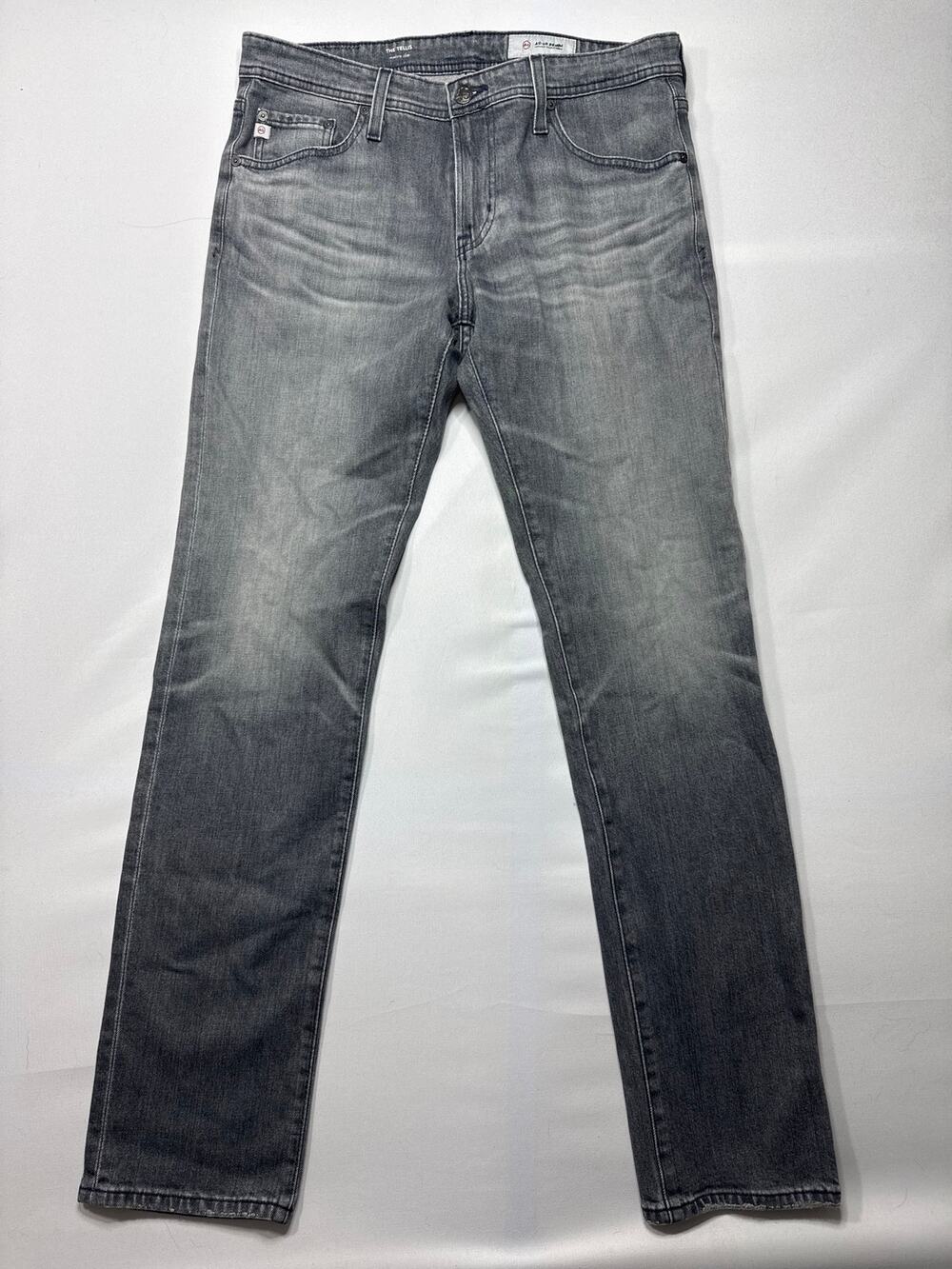 Adriano Goldschmied Men's The Tellis Modern Slim Gray Jeans - Size 32R (33x33)